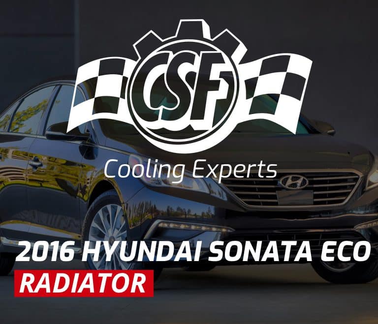 2016 Hyundai Sonata Eco Radiator