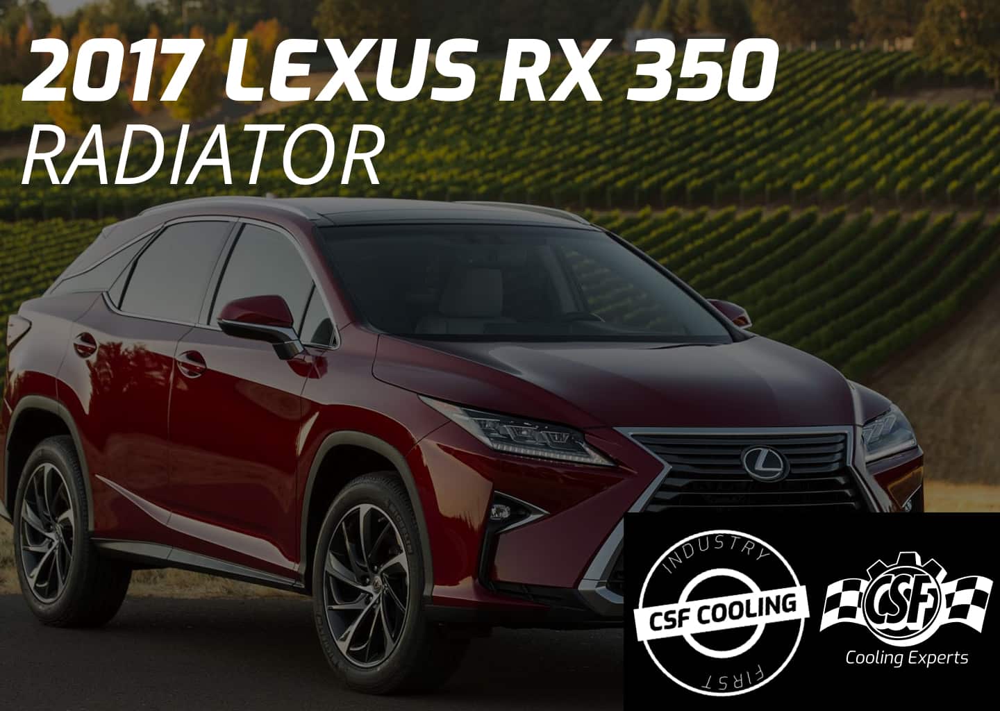 2017 Lexus RX 350 Radiator