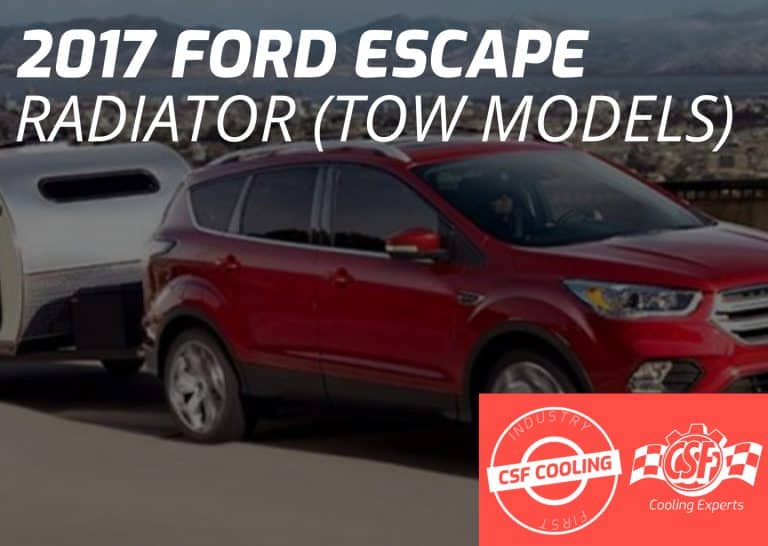 2017 Ford Escape with tow Radiator