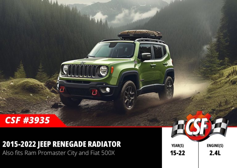 2022 Jeep Renegade Radiator