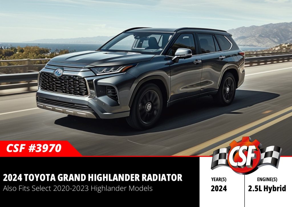 2024 Toyota Grand Highlander Radiator - CSF Cooling